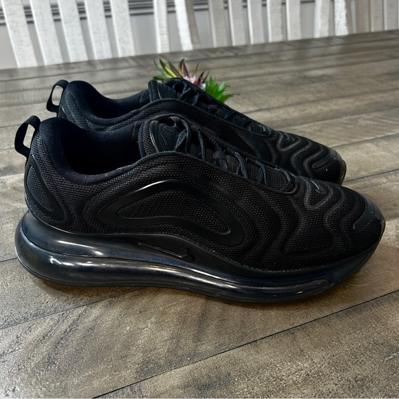 Nike Other - Nike Air Max 720 Triple Black Men’s Sneakers Size 11.5